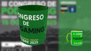 ☕ ¡Ya tenemos el diseño oficial de la taza del III Congreso de Podgaming!