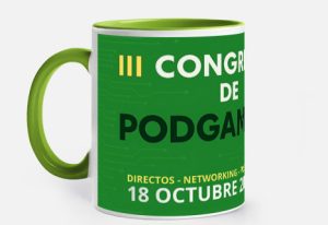 la taza del III Congreso de Podgaming