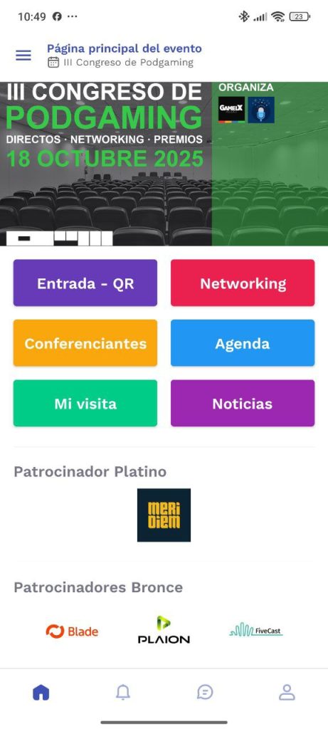 App del Congreso de Podgaming