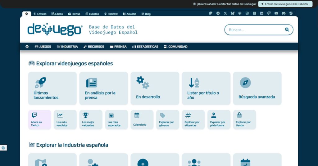 Web DeVuego